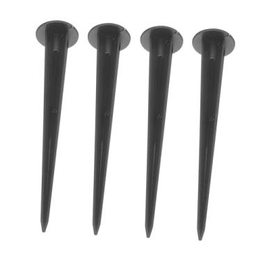 Imagem de KALLORY 4Peças Hastes de Lâmpada Inserção e Quintal Iluminação Solar e Plugue