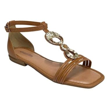 Imagem de Sandália Mississipi Rasteira MF013 Camel