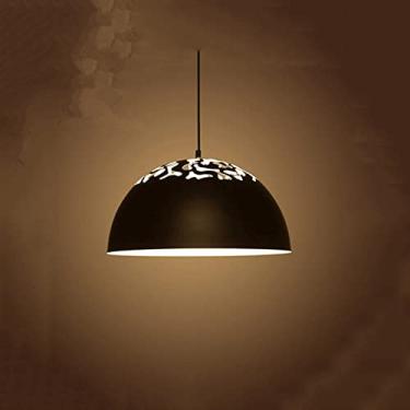 Imagem de YQSLQZZ Luminária pendente Dome Kitchen Island, Lustre de sala de jantar industrial vintage, iluminação decorativa acima da mesa de jantar, luzes de teto suspensas, para pias de corredor