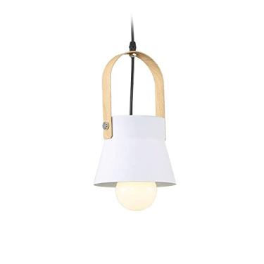 Imagem de YQSLQZZ Lustre de sala de jantar escandinavo, luzes de teto modernas minimalistas de ilha de cozinha, luminária pendente vintage para casa de fazenda, para pia de corredor acima da mesa de jantar