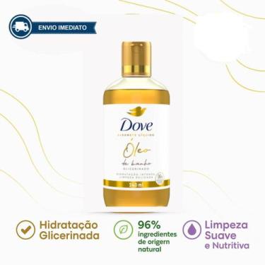 Imagem de Óleo de banho dove sabonete líquido com hidratação e maciez para a pel