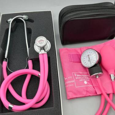 Imagem de Kit de Acadêmico de Enfermagem- Estetoscópio Duplo Rappaport Premium +