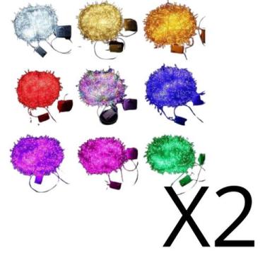 Imagem de Pisca Pisca 10Metros 100Leds Luz Coloridos 110V 220V Iluminação De Nat