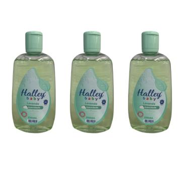 Imagem de Kit 3 Halley Baby Lavanda Infantil 210 ml