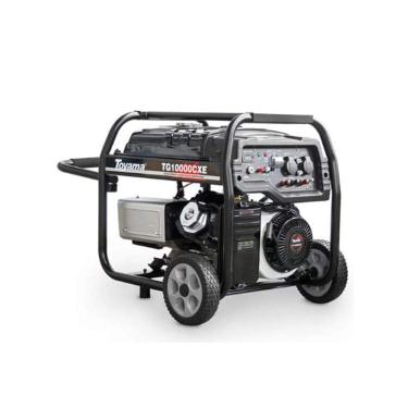 Imagem de GERADOR TOYAMA A GASOLINA TG10000CXE, MONOFASICO, 115/230V, 60HZ, 9KW, PART. ELETRICA/MANUAL, AVR DIGITAL, COM RODAS