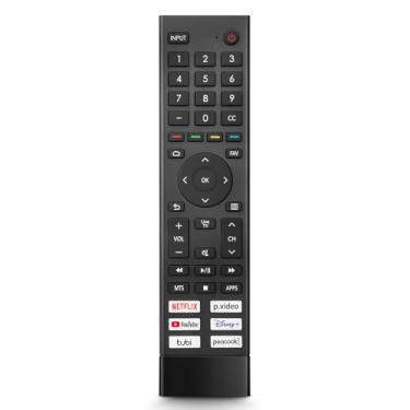 Imagem de TOPKIND Atualização ERF3J80H substituição Smart TV Remote Fit para Hisense 4K UHD Android Smart TV 75A6G 70A6G 65A6G 60A6G 55A6G 50A6G 43A6G 55U68G 65U68G 55U6G 50U6G 65U6G 50U6G 50UU6G 68G 755 U68G
