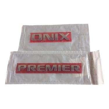 Imagem de Kit Emblema Letreiro Cromado P/mala Onix Premier 2020 A 2025