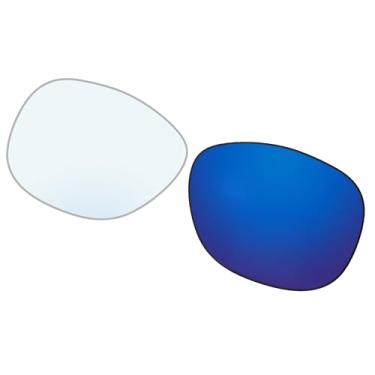 Imagem de Ensky Lentes de reposição HardyShield para óculos de sol inteligentes Ray-Ban Meta Wayfarer RW4008 53 mm - Azul fotocromático, uso durável