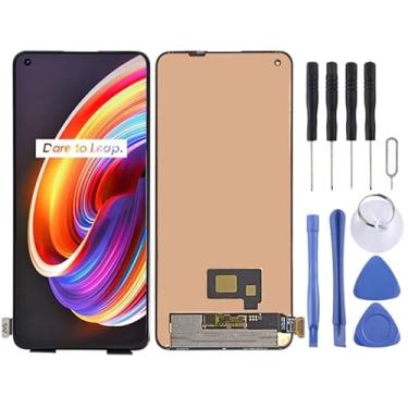 Imagem de Substituição da tela do telefone Tela de Material original Tela LCD e Montagem Full Full para Oppo Realme X7 Pro RMX2121 RMX2111 (Black) Acessórios para phoen
