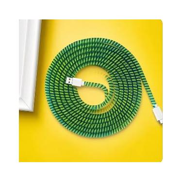 Imagem de 3 peças de cabo carregador espiral protetor de cabo universal envoltório de linha de dados organizador de cabos para iPhone Samsung Huawei Xiaomi, Style08