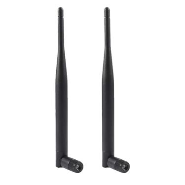 Imagem de Antena macho MIMO RP-SMA 2,4 GHz 5 GHz 5,8 GHz 6dBi MIMO RP-SMA de banda dupla para roteador WiFi, placa de rede sem fio, adaptador USB, câmera IP de segurança, monitor de vigilância por vídeo