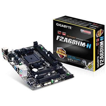 Imagem de Placa mae gigabyte a68h m-atx (fm2/fm2+) ddr3 - ga-f2a68hm-h