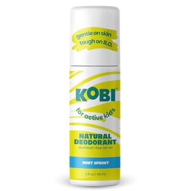 Imagem de Kobi Desodorante para adolescentes, crianças, meninos, meninas - natural, sem alumínio, hipoalergênico, força esportiva - Mountain Mint