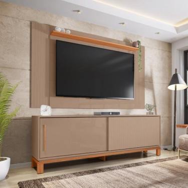 Imagem de Rack com Painel para Tv 65 Polegadas Ripado Mondrian - Caemmun