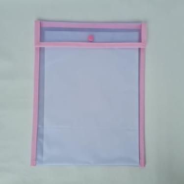 Imagem de Porta Certidão de Nascimento Pasta para Documentos Plástificada (Rosa Bebê)