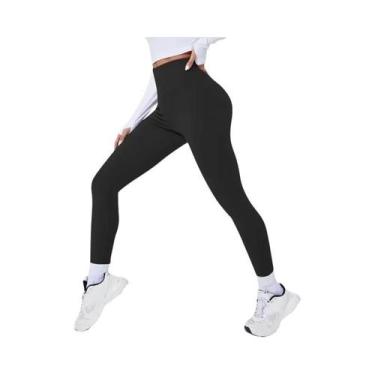 Imagem de Leggings de Yoga Femininas de Cintura Alta - Levantamento de Bunda - C