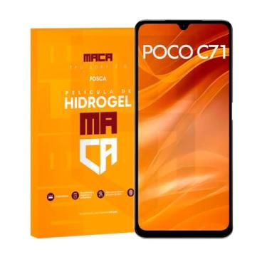 Imagem de Película Hidrogel Frontal – Poco C71 - Transparente/fosca MACA