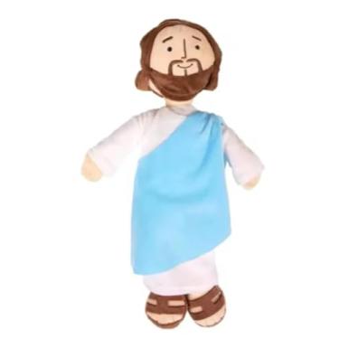 Imagem de Pelucia Jesus Cristo Roupa Azul Incriveis 30cm!