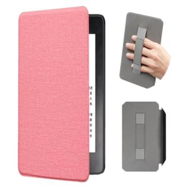 Imagem de Akacy Capa com textura de tecido totalmente nova com alça para Kindle paperwhite 15.2 cm 10th Case, leve e segura para água, capa protetora dobrável geração 2018 versão (2)