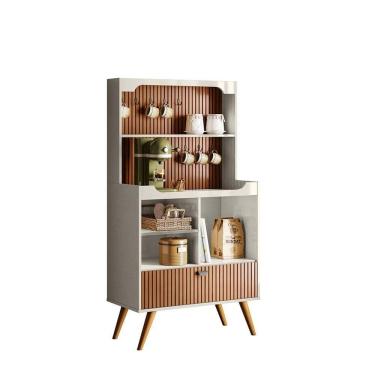 Imagem de Cantinho Do Café Rubi Off White Com Tauri Ripado - Lukalian