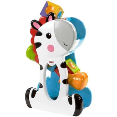 Imagem de Fisher-Price Brinquedo para Bebês Zebra Blocos Surpresa para crianças a partir de 6 meses