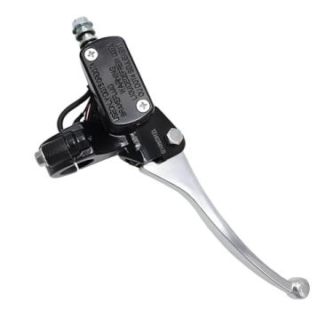 Imagem de Generic Cilindro mestre de freio dianteiro de 22 mm para motocicletas, bomba hidráulica de 8 mm, interruptor de luz de freio à prova d'água, freio a disco de liga de alumínio