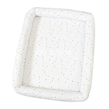 Imagem de Biramar Baby New York Mini Triângulo Colchonete Infantil, Branco, 140 x 93 x 12 cm