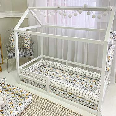 Imagem de Kit Montessoriano Rolinho 5 Peças Boston Preto (Colchão 1,50 x 0,90 x 0,12), Biramar Baby, Preto, pacote de 5