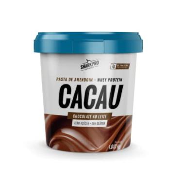 Imagem de Pasta de Amendoim Gourmet c/Whey (400g), Cacau