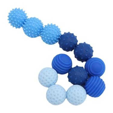 Imagem de RiToEasysports Bolas Magnéticas de Silicone para Alívio do Estresse, 12 Peças, Brinquedos Sensoriais Texturizados para Adultos, Bolas Sensoriais de Atração Artesanais Com Manchas de Metal para