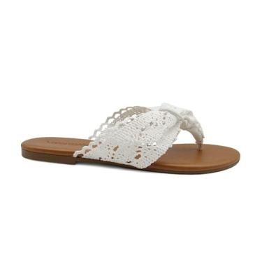 Imagem de Tamanco Rasteiro de Dedo Valentina 272201 Branco