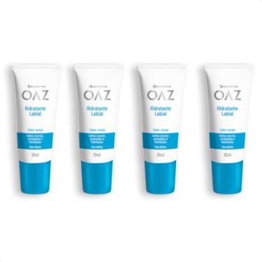 Imagem de Kit com 4 Hidratante Labial Eurofarma Oaz 10 ml Sabor Cereja