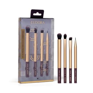 Imagem de eud.ora kit de pincéis olhos 4 itens