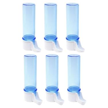 Imagem de Kit 6 Bebedouros Automáticos para Gaiola de Pássaros 100ml – Malha Fina e Alta Durabilidade