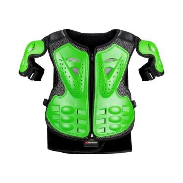 Imagem de Colete De Proteção Para Motocicleta Infantil Com Protetores De Joelho 