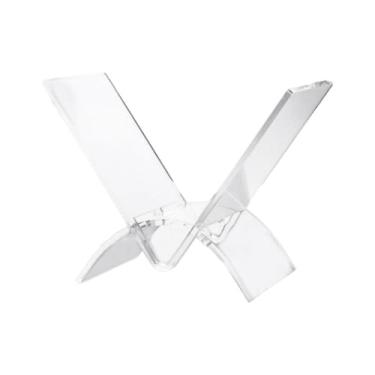 Imagem de SiaBiced Suporte de Livro de Receitas de Acrílico Transparente, Porta-revistas, Suporte de Exposição para Arte, Escritório, Quadrinhos