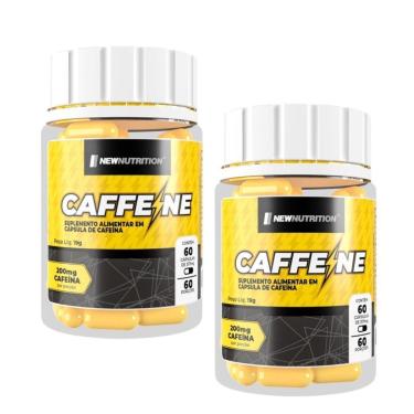 Imagem de 2x Cafeína 200mg 60caps New Nutrition-Unissex