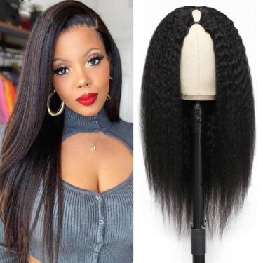 Imagem de Peruca OLFORY V Part Kinky Straight 12A Virgin Hair 35cm