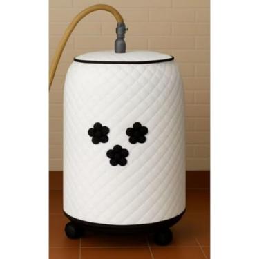 Imagem de Capa para Botijão de Gás - Elegante e Sútil (Branco)