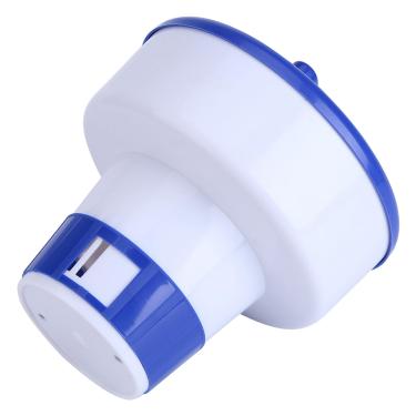 Imagem de Generic Distribuidor Azul e Branco do Cloro da Piscina Dos Termas, Suporte Ajustável Resistente da Tabuleta Cloro para Spas e Banheiras de Hidromassagem (8 polegadas (tamanho médio))
