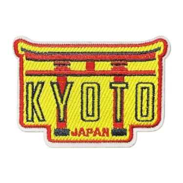 Imagem de FANCIBAND Adesivos bordados Kyoto Japão, costurados a ferro, adesivos de decoração de roupas para mochilas, jaquetas, jeans, chapéus de caminhoneiro, bolsas e camisas