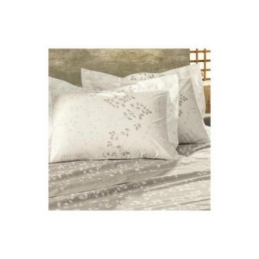 Imagem de Jogo de Cama Altenburg Lux Petalas Percal 200 Fios, QUEEN, BEGE