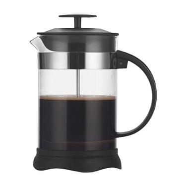 Imagem de Cafeteira e Chaleira French Press com Aço Inoxidável de Alta Densidade Copo Vidro Borosilicato Premium para Casa Escritório Infusão Rápida em 4 Minutos Múltiplos Usos Ambientalmente Amigável Design In