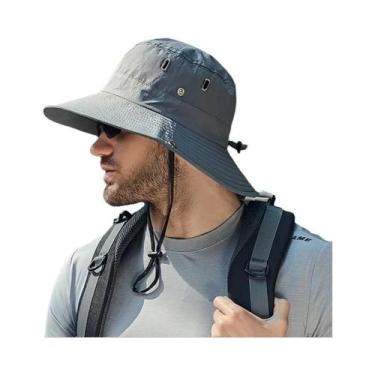 Imagem de Chapéu De Pescador Ajustável, Respirável E Impermeável, Protetor Solar