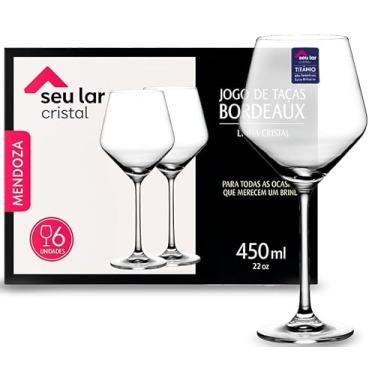 Imagem de TAÇA CRISTAL BORDEAUX 450ML KIT C/6 SEU LAR