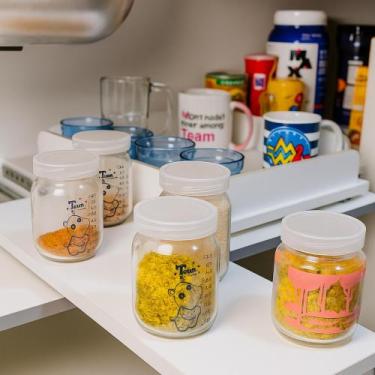 Imagem de Prateleira Deslizante sem Borda Organizador Telescópico Para Armário, 