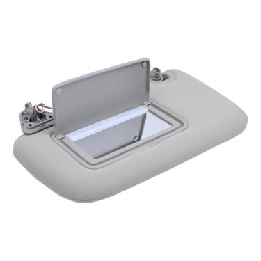 Imagem de NewYall Viseira de sol esquerda cinza com luz para Nissan Sentra 2013-2019