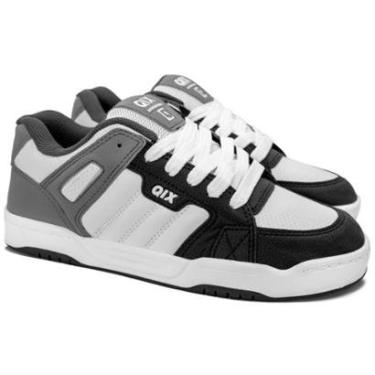 Imagem de Tênis Qix Skate Square Chumbo Branco-Unissex