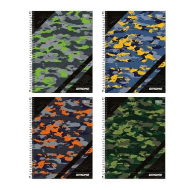 Imagem de Kit com 2 Cadernos de 16 Matéria, Tilibra, Capa Dura, Bloom, 256 Folhas, Capas Sortidas