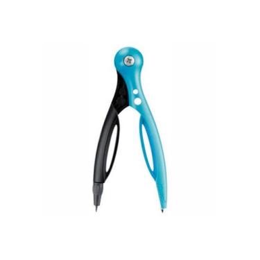 Imagem de Compasso Escolar Essentials Rosa e Azul - Maped Resistente Alta Precis